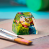 Yamper Pokemon Keycaps Artisan Custom Resin Keycaps (4)