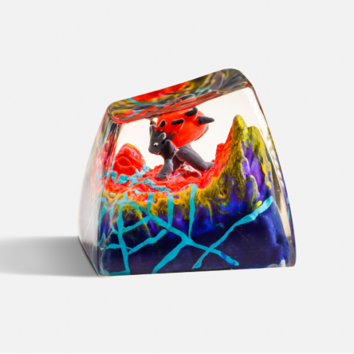 Zoroark Pokemon Keycaps Artisan Custom Resin Keycaps (1)