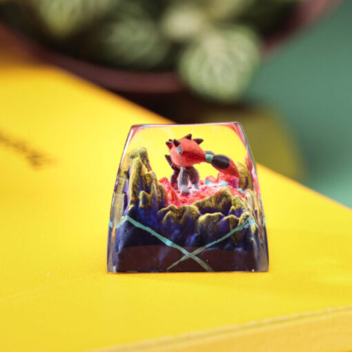 Zoroark Pokemon Keycaps Artisan Custom Resin Keycaps