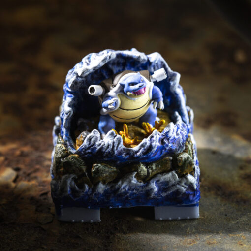 Blastoise Pokemon Keycaps Artisan - Custom Resin Keycaps