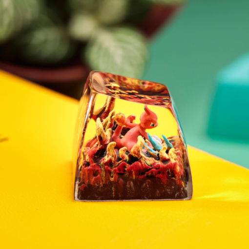 Charmeleon Keycaps Artisan Custom Pokemon Key Cap (7)