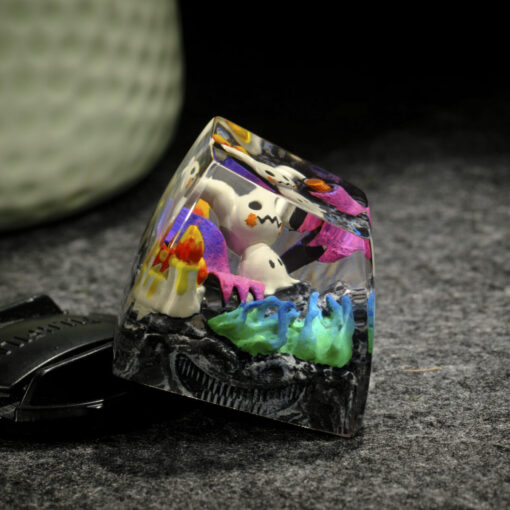 Mimikyu Pokemon Keycaps Artisan - Custom Resin Keycaps