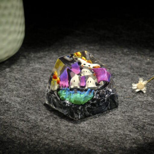 Mimikyu Pokemon Keycaps Artisan - Custom Resin Keycaps