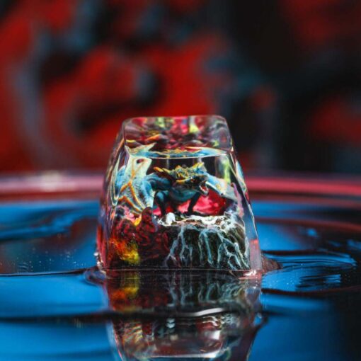 Blue Dragon Keycap Artisan God of Death