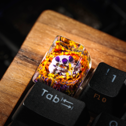 Frieza Dragon Keycaps Artisan (1)