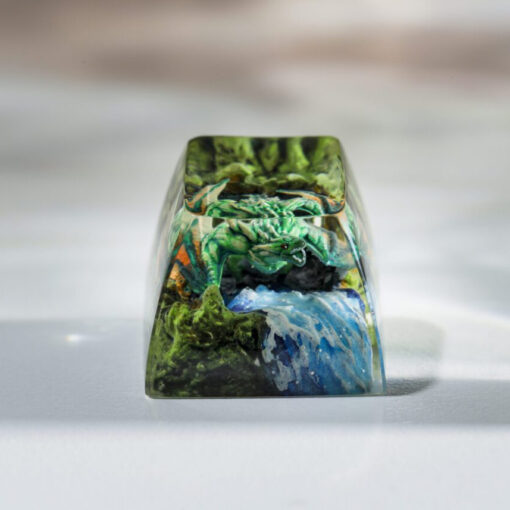 Green Dragon Keycap Artisan God of the Forest