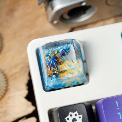 Hunter Dragon Keycap Artisan (8)