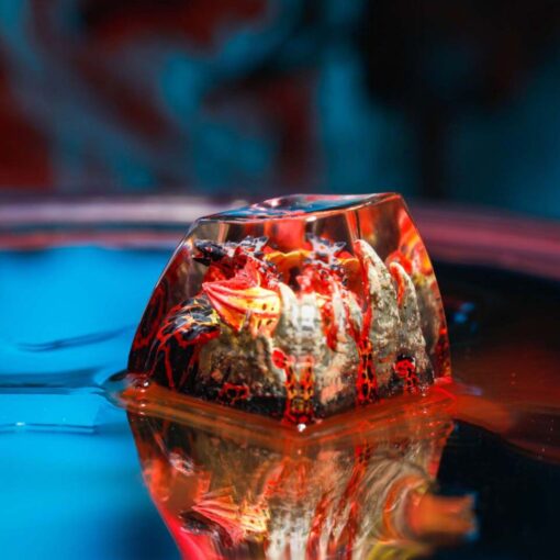 Lava Dragon Keycap Artisan