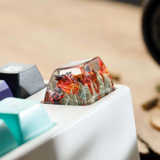 Lava Dragon Keycap Artisan