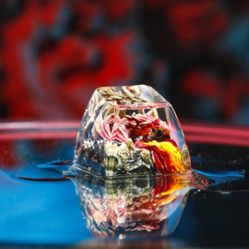 Red Dragon Keycap Artisan Blood Thirsty Killer