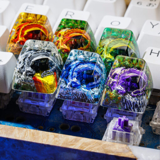 Sleeping Dragon Keycaps (9)